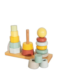 Torre Apilable de Madera 3 Figuras - 8