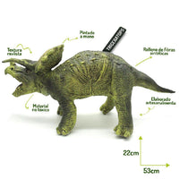 Triceratops Grande, Juguete De Dinosaurio - 2