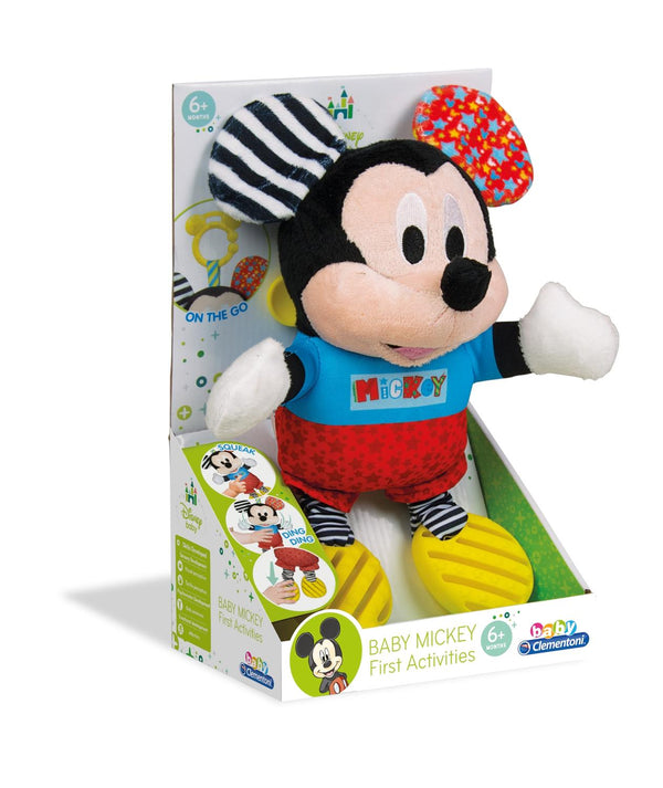 Baby Mickey Peluche Texturas Primeras Actividades (Sensorial) Clementoni