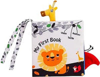Libro suave de leon para bebé de 0 a 6 meses, juguete de aprendizaje temprano para bebe - 1