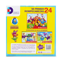 Rompecabezas Pieza Gigante Gallina Pintadita Circo 24 Pz - 9