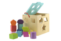 Clasificador de Madera Cubo de Colores con Bloques , Jugete Didactivo - 1