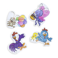 Colección Completa La Gallina Pintadita 7 Rompecabezas + 6 Cuentos Infantiles + 1 Dije De Plata .925 - Pollito Amarillito- La Cucarachita- Didacti Juegos - 22