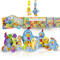 Kit de Libros, Peluches y Titeres de la Gallina Pintadita - 7