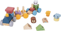 Tren de Madera Apilable de Animales de la Selva -Tooky Toy - 8
