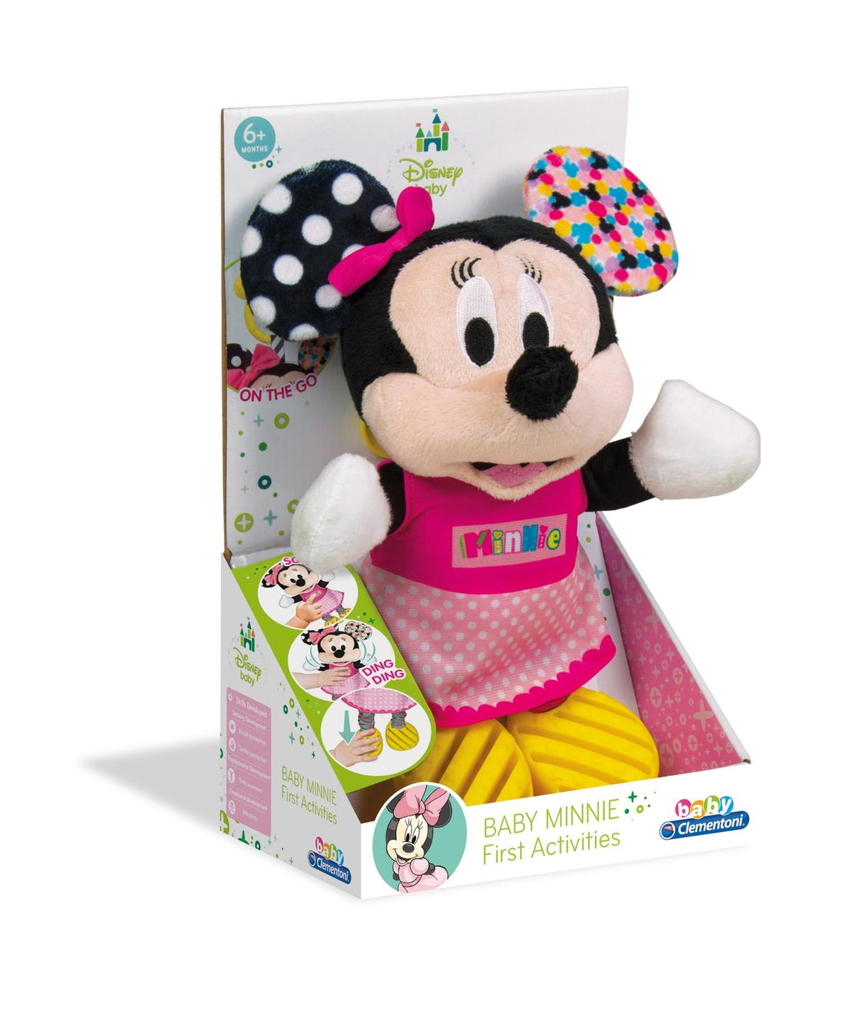 Clementoni Baby Minnie Juego Actividades bebé Smartphone Juguete a Partir de 9 Meses (17712), Multicolor