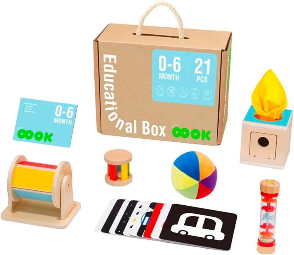 Kit Sensorial para Recién Nacidos: Juguetes Seguros y Suaves para el Desarrollo Sensorial y Motor en el Primer Año
