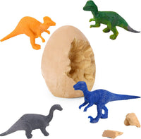 Kit de excavación de huevos Dino – 6 dinosaurios para excavar y pintar; juguetes STEM para niños de 5 años + - 4