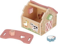 Granja Clasificadora de Formas y Animales de Madera para Niños, Juguete Educativo - Tooky Toy - 5