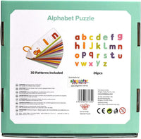 Tooky Toy Rompecabezas del Abecedario con Letras de Madera para Completar Las Palabras en Las Tarjetas, Educativo Didactico - 4