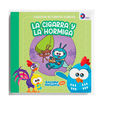 Cuentos Clasicos Gallina Pintadita: La Cigarra Y Hormiga -Didactijuegos
