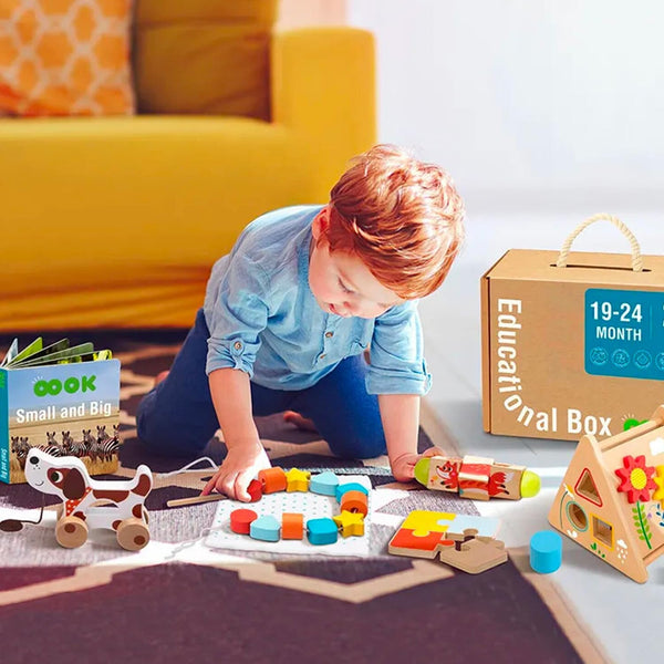 Kit Sensorial 19-24 Meses, Estímulos Suaves y Seguros