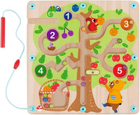 Laberinto de Cuentas Magnéticas en Forma de Arbol Juguete Didactico de Madera - Tooky Toy - 1