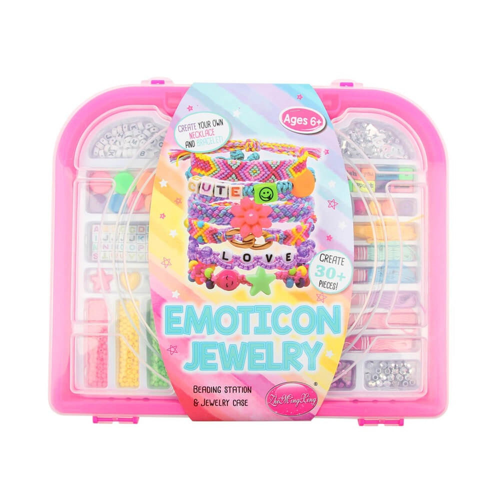 Conjunto de cuentas, joyería de emoticonos