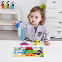 Rompecabezas De Madera Infantil Dinosaurios 8 Piezas - 4