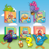 Colección De Cuentos Clasicos Infantiles: Gallina Pintadita - 6 Pz- Didactijuegos - 2