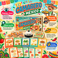 Juego de Mesa El Camarero Mexico - 4