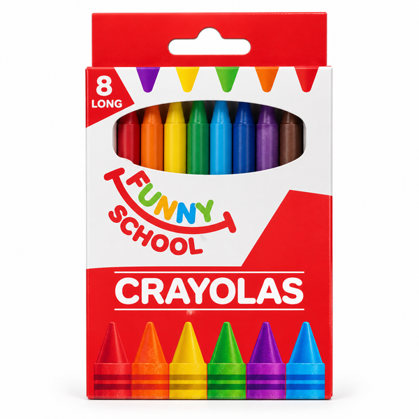 Crayolas Delgadas 8 Piezas