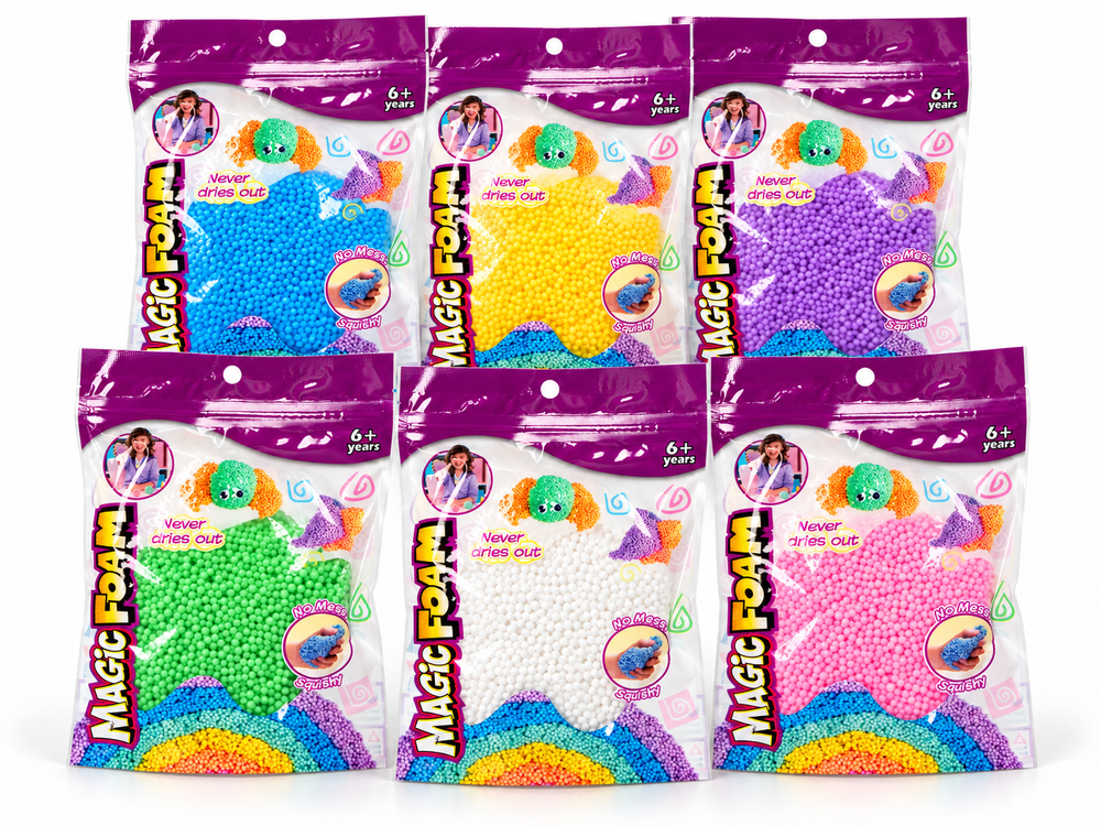 Magic Foam -  Espuma Mágica de Colores