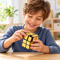Cubo Magico Mirror Cube - Espejo 3X3 Dorado Destreza - 3