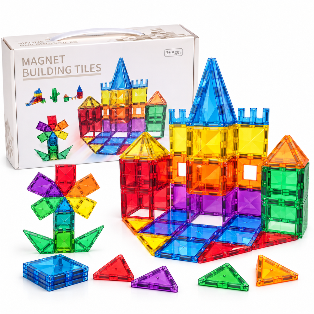 Bloques Magnéticos de Colores 40 piezas