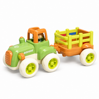 Tractor de Granjero con Remolque - 1