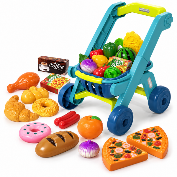 Carrito de Súper con Accesorios Trolley
