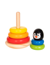 Torre de Pingüino Apilable de Madera - 4