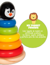 Torre de Pingüino Apilable de Madera - 11