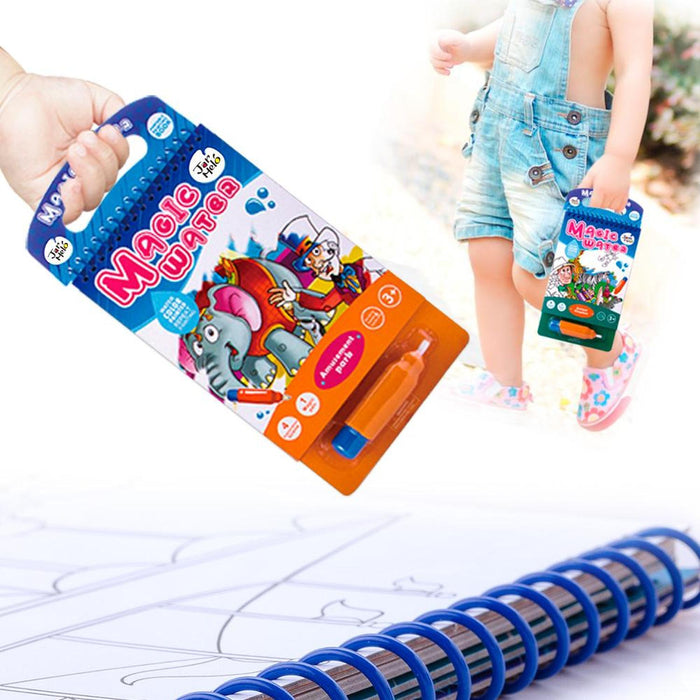 Cuaderno Mágico Colorear Borrable Amusement Park Infantil