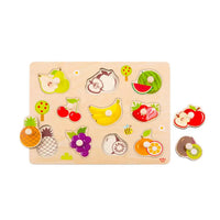 Rompecabezas de Madera de Frutas Didáctico de 11 Piezas - 5