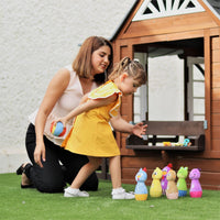 Kit de Boliche, Peluche 5 actividades y Rompecabezas Progresivo Gallina Pintadita - 5