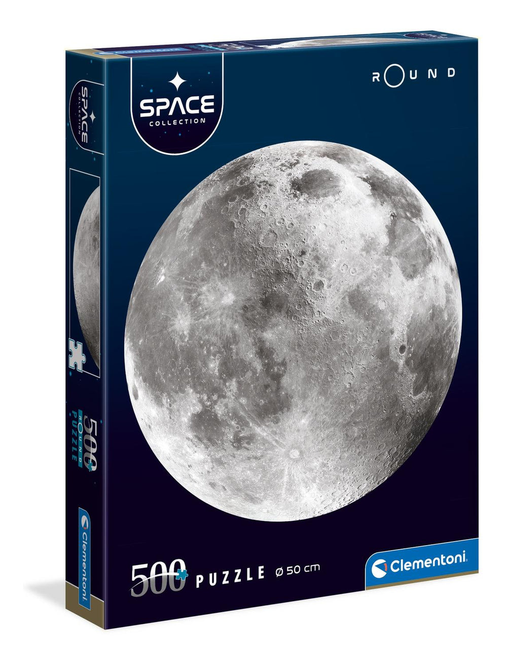 Rompecabezas NASA Espacio Luna Redondo 500 piezas Clementoni