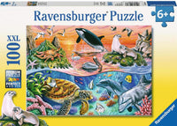 Animales Debajo Del Agua Rompecabezas De 100 Piezas Ravensburger - 1