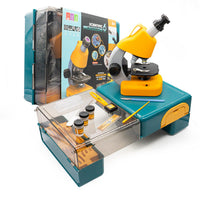 Kit de Microscopio Científico para niños Zoom 1200X - 1