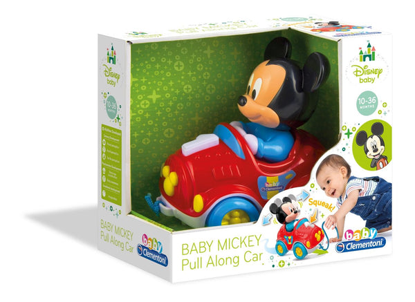 Coche de Arrastre Baby Mickey Con Sonido, Bebes Clementoni
