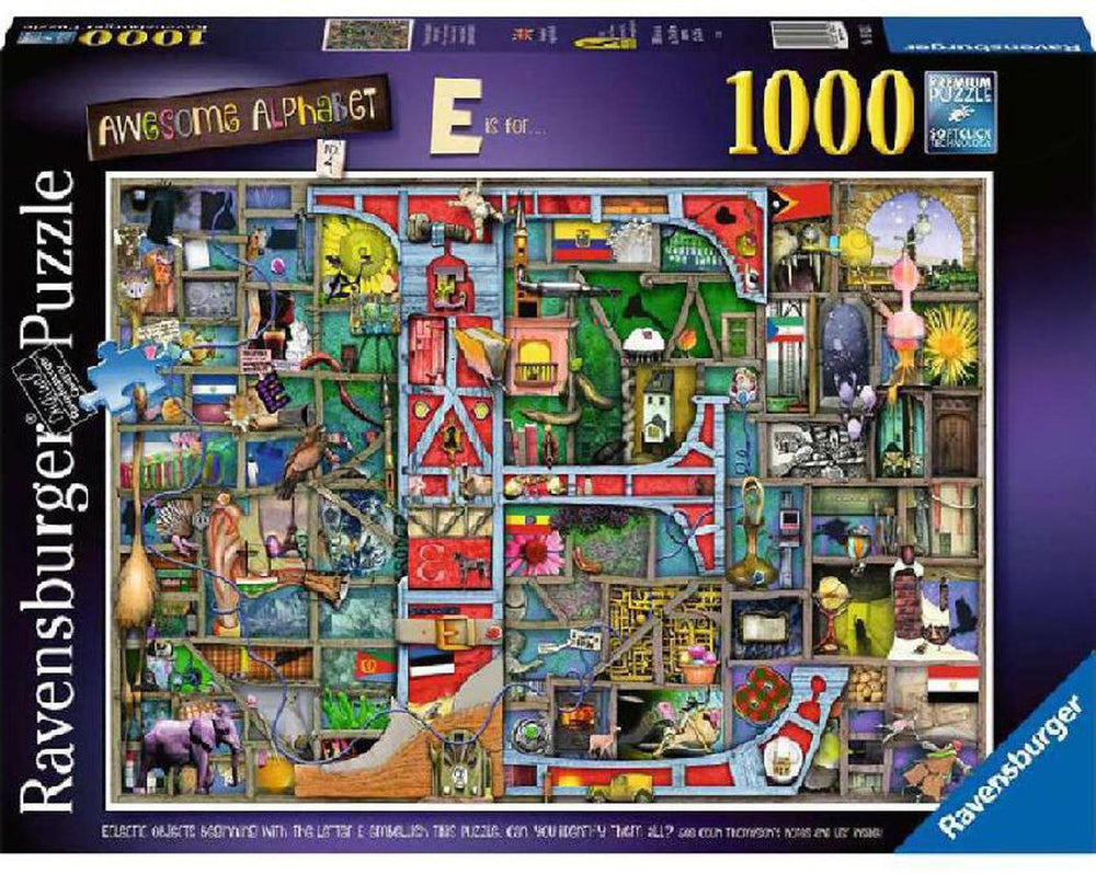 Rompecabezas Colin Thompson: Increible Alfabeto 1000 Piezas Ravensburger