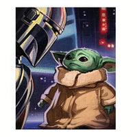 Rompecabezas Mandalorian Bolsa Metalizada 100 Piezas Novelty - 2