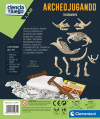 Juego De Excavación T-Rex Brilla En La Obscuridad Clementoni - 3