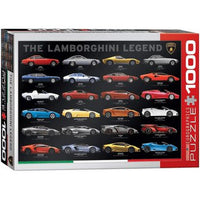 Rompecabezas Las Leyendas De Lamborghini 1000 Piezas Eurographics - 1