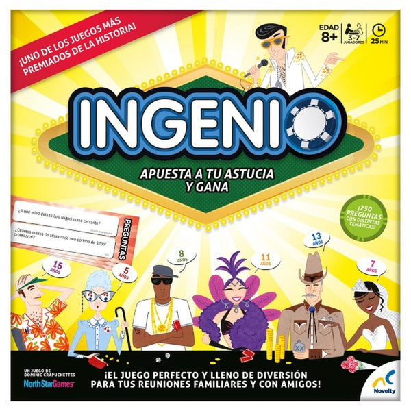 Juego De Mesa Ingenio, Trivia, más de 150 Preguntas +8 años