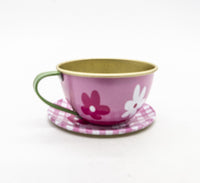 Juego de té Metálico Para Niñas diseño de Flores 19 piezas - 5