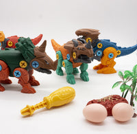 Kit 4 en 1 Dinosaurios Armables DIY Figuras - 1