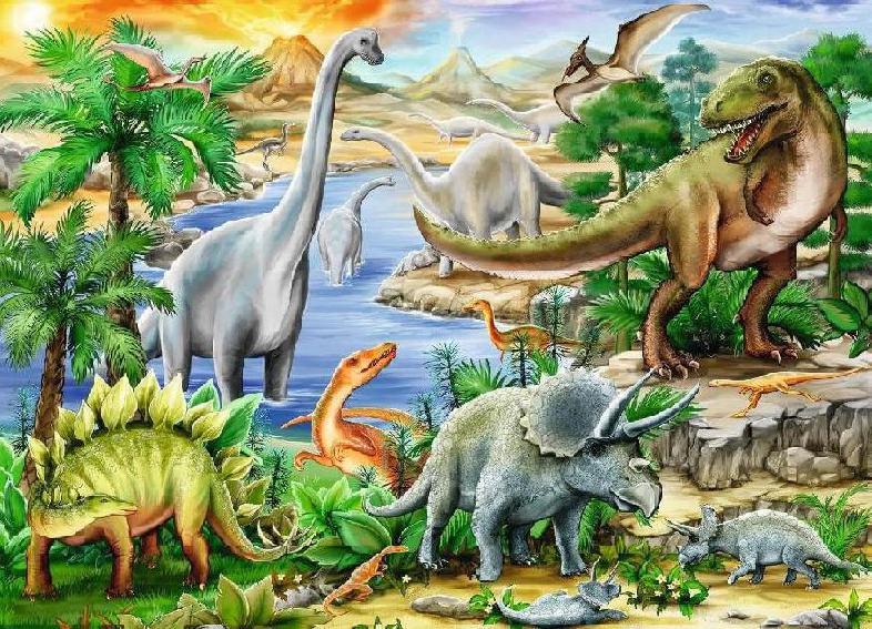 La Era De Los Dinosaurios Rompecabezas De Ravensburger