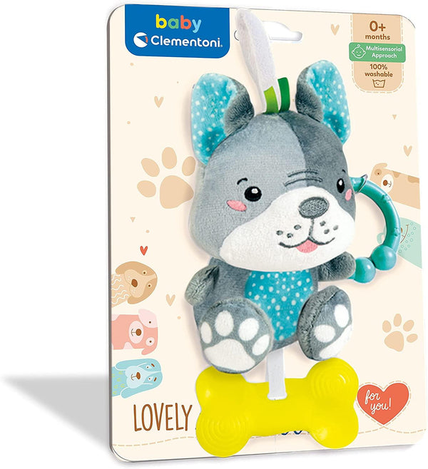 Sonajero Blandito Perrito, Bebes Colgante Sonido- Clementoni