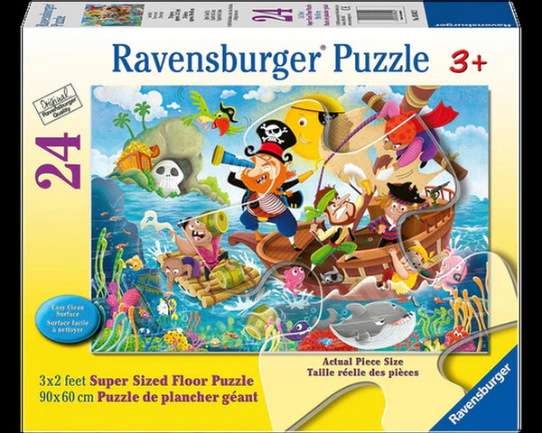 Rompecabezas Vida De Piratas 24 Piezas Gigantes Ravensburger