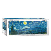 Rompecabezas Panorámico Van Gogh Noche Estrellada 1000 Pz - 1