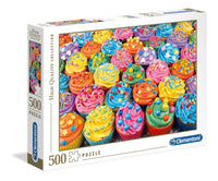Rompecabezas Cupcakes Coloridos 500 Pzs Clementoni - 1