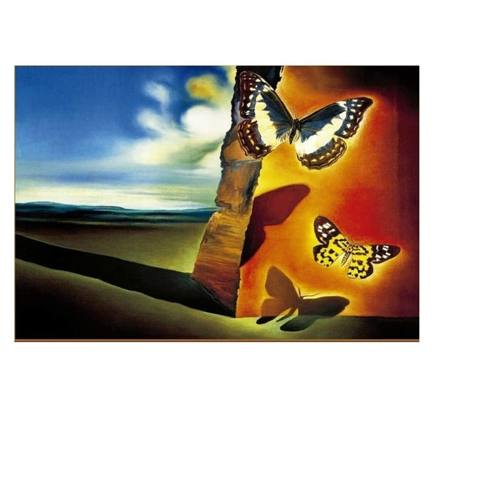 Rompecabezas Salvador Dali: Paisajes Con Mariposa 1000 Piezas