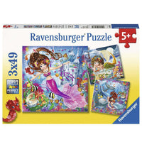 Rompecabezas 3 en 1 La Sirenita 49 Piezas Cada Uno Ravensburger - 1